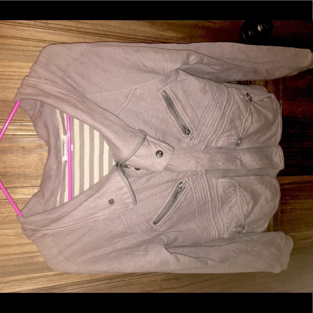 Light purple mystree bomber jacket